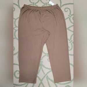 New Essentials Stretch Comfort Pants 26/28W Plus Sz Elastic Waist